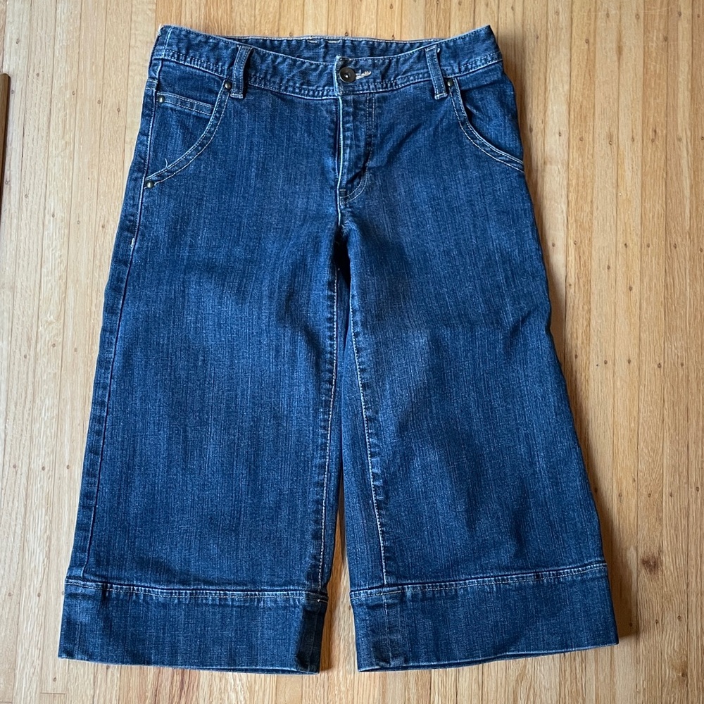 Denim Goucho Pants